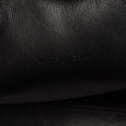 Pre Owned Dior Black/Beige Leather and Python Small Dior Addict Shopper Tote