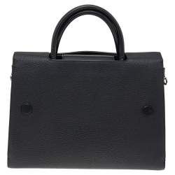 Pre Owned Dior Black Leather Medium Diorever Bag