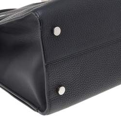 Pre Owned Dior Black Leather Medium Diorever Bag