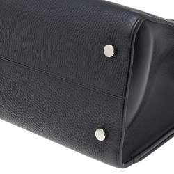 Pre Owned Dior Black Leather Medium Diorever Bag
