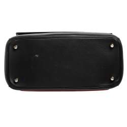Pre Owned Dior Black Leather Medium Be Dior Top Handle Bag