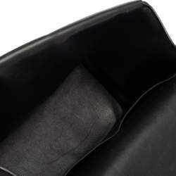 Pre Owned Dior Black Leather Medium Be Dior Top Handle Bag