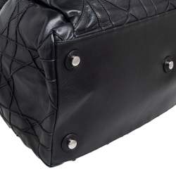 Pre Owned Dior Black Cannage Leather Le Trente Hobo