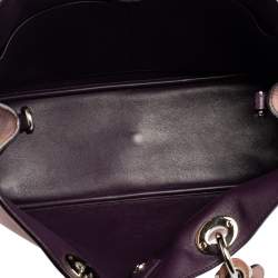 Pre Owned Dior Old Rose Leather Medium Diorissimo Shopper Tote