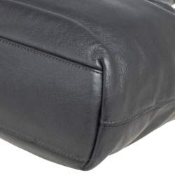 مملوكة مسبقًا Dior Metallic Grey Leather Malice Hobo