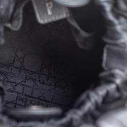 مملوكة مسبقًا Dior Metallic Grey Leather Malice Hobo