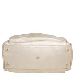 Pre Owned Dior Gold Leather Le Trente Hobo