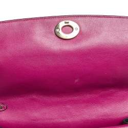 Pre Owned Dior Black Leather Medium Be Dior Flap Top Handle Bag