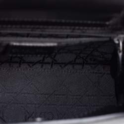 Pre Owned Dior Black Leather Malice Tote