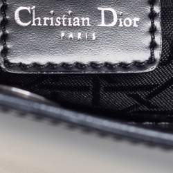 Pre Owned Dior Black Leather Malice Tote