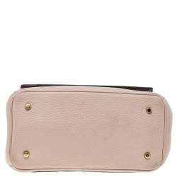 Pre Owned Dior Beige Leather Mini Be Dior Flap Bag