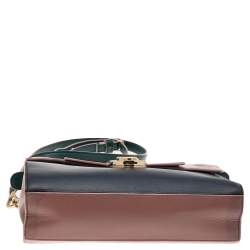 Dior Multicolor Leather Diorever Top Handle Bag