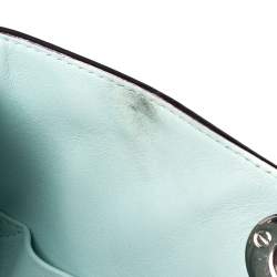 Pre Owned حقيبة يد توتس ديور ديوريسيمو شوبر كبيرة جلد أزرق كحلي