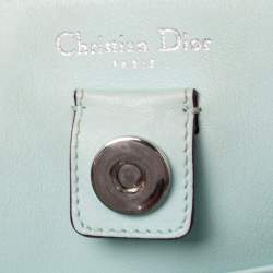 Pre Owned حقيبة يد توتس ديور ديوريسيمو شوبر كبيرة جلد أزرق كحلي