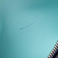 Pre Owned حقيبة يد توتس ديور ديوريسيمو شوبر كبيرة جلد أزرق كحلي