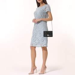 مملوكة مسب قًا محفظة بسلسلة ديور ديوراما جلد أسود