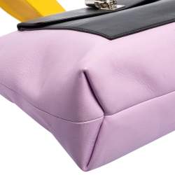 Pre Owned Dior Multicolor Leather Patch Pocket Oversized Clutch