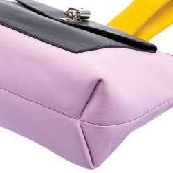 Pre Owned Dior Multicolor Leather Patch Pocket Oversized Clutch