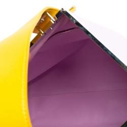 Pre Owned Dior Multicolor Leather Patch Pocket Oversized Clutch