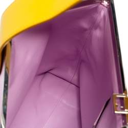 Pre Owned Dior Multicolor Leather Patch Pocket Oversized Clutch