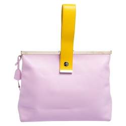 Pre Owned Dior Multicolor Leather Patch Pocket Oversized Clutch