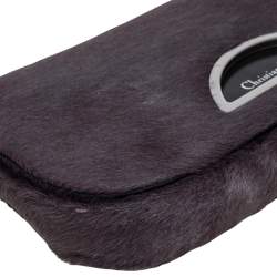 مملوكة مسبقًا   حقبة كتف ديور ماليس شعر حصان رصاصي داكن