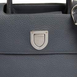 Pre Owned Dior Grey Leather Medium Diorever Tote