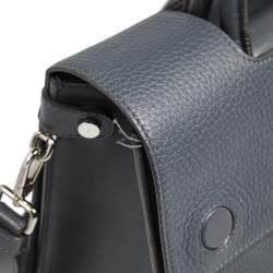 Pre Owned Dior Grey Leather Medium Diorever Tote