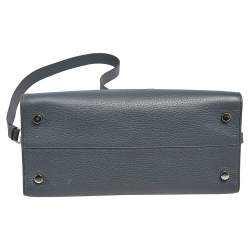 Pre Owned Dior Grey Leather Medium Diorever Tote