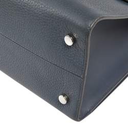 Pre Owned Dior Grey Leather Medium Diorever Tote