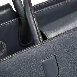 Pre Owned Dior Grey Leather Medium Diorever Tote