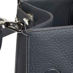 Pre Owned Dior Grey Leather Medium Diorever Tote