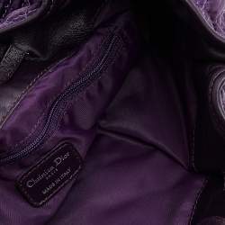 Pre Owned حقيبة هوبو ديور شارمينغ نايلون بنفسجي