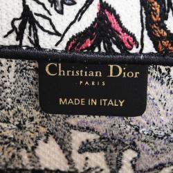 Pre Owned Dior Multicolor Canvas Mille Fleurs Book Tote Bag