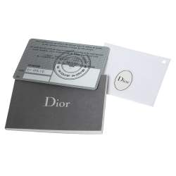 Pre Owned Dior Grey Leather Nappy Diaper Bag