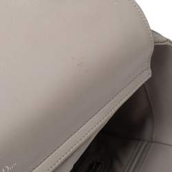 Pre Owned Dior Grey Leather Nappy Diaper Bag
