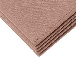 Pre Owned محفظة بطاقات ديور 30 مونتيغيين جلد بيج نود 5 جيوب