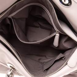 Pre Owned Dior Pale Lilac Cannage Leather Granville Tote