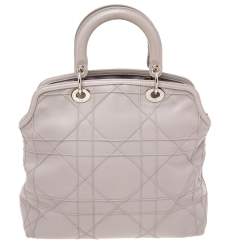 Dior Pale Lilac Cannage Leather Granville Tote 