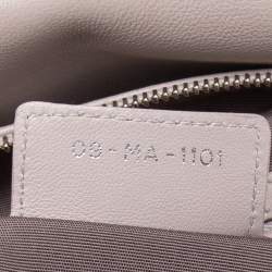 Pre Owned Dior Pale Lilac Cannage Leather Granville Tote