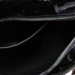 Pre Owned Dior Black Cannage Patent Leather Large Lady Dior Tote
