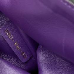 Pre Owned Dior Dark Green Leather Large Diorissimo Dome Satchel