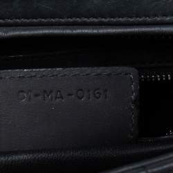 Pre Owned Dior Black Cannage Leather Large Lady Dior Tote
