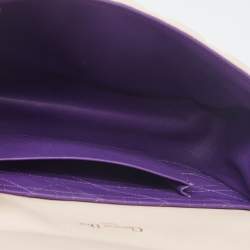 Pre Owned حقيبة ديور ميس ديور جلد كاناج وردية بقلاب متوسطة