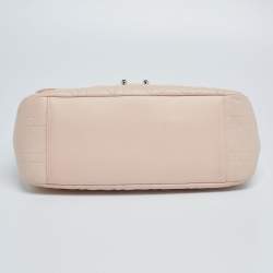 Pre Owned حقيبة ديور ميس ديور جلد كاناج وردية بقلاب متوسطة