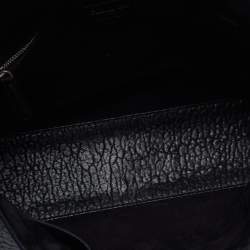 Pre Owned Dior Black Canyon Grained Leather Lady Dior Tote