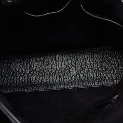 Pre Owned Dior Black Canyon Grained Leather Lady Dior Tote