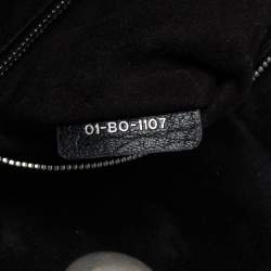 Pre Owned Dior Black Canyon Grained Leather Lady Dior Tote