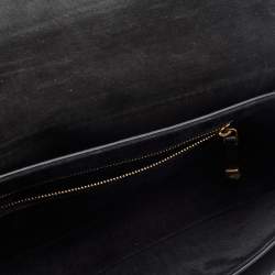 Pre Owned Dior Black Leather Dio(r)evolution Flap Shoulder Bag