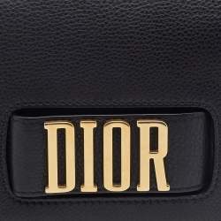 Pre Owned Dior Black Leather Dio(r)evolution Flap Shoulder Bag